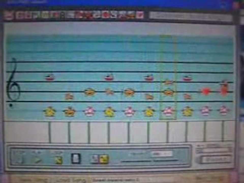 Sweet dreams remix on mario paint