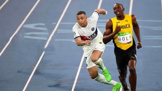 Kylian Mbappé accepte de courir un 100 m contre Usain Bolt