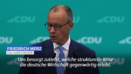 Merz fordert "Agenda für die Fleißigen" in Deutschland