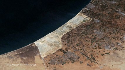 ANIMATED MAP: destroyed buildings in the Gaza Strip