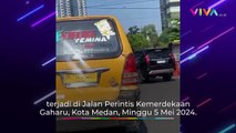 Kejar-kejaran Fortuner vs Angkot, Endingnya Bikin Tegang!