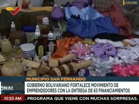 Apure | Gobierno Bolivariano entregó 63 créditos a emprendedores del mcpio. San Fernando