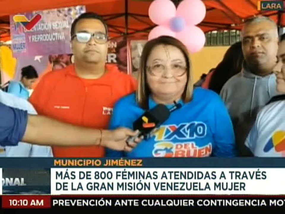 Lara | GMVM realizó jornada de salud integral en beneficio de más de 800 féminas del mcpio. Jiménez
