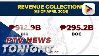 Revenue collections hit P1.4-T from January-April; Gov’t eyes to reach P4.3-T target this 2024   