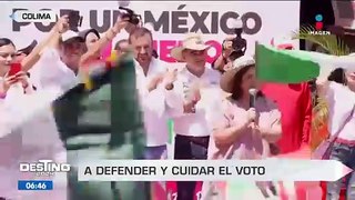 Xóchitl Gálvez llama a salir a votar y a defender las casillas