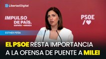 El PSOE resta importancia a la ofensa de Puente hacia Milei