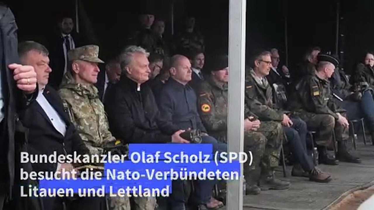 Scholz sichert Litauen Deutschlands Unterstützung zu