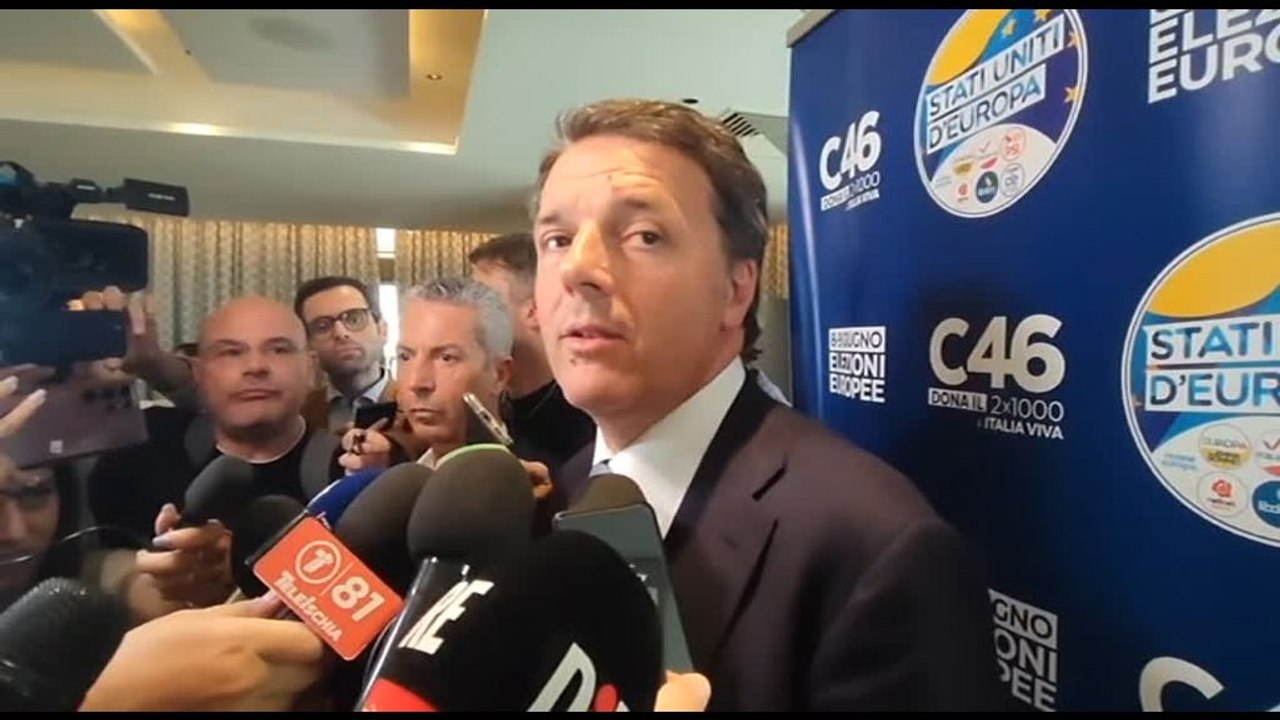 Renzi: Meloni, Schlein, Tajani truffatori: io se eletto vado in Ue