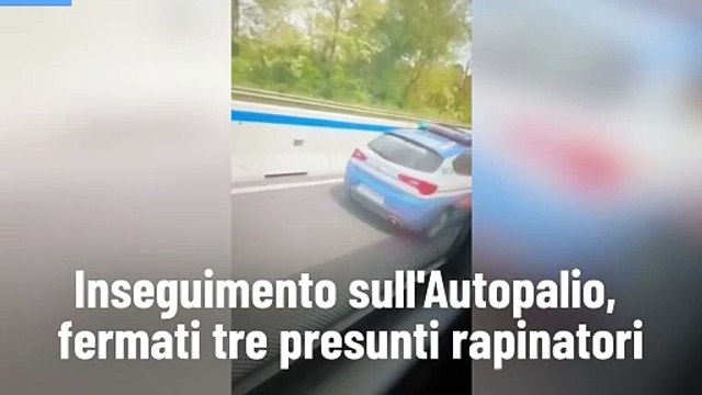 Inseguimento sull'Autopalio, fermati tre presunti rapinatori