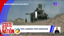 ICYMI: Counter landing fire exercise, isinagawa sa La Paz Sand Dunes sa Laoag, Ilocos Norte bilang bahagi ng Balikatan Exercises | SONA