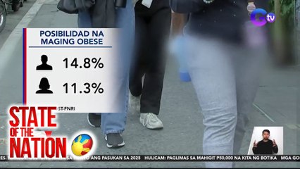 DOST-FNRI: Kabataang edad 10-19 na obese at overweight, dumami | SONA