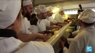 French bakers beat Guinness World Record with baguette longer than superyacht