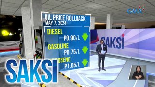 Oil price rollback, ipatutupad bukas | Saksi