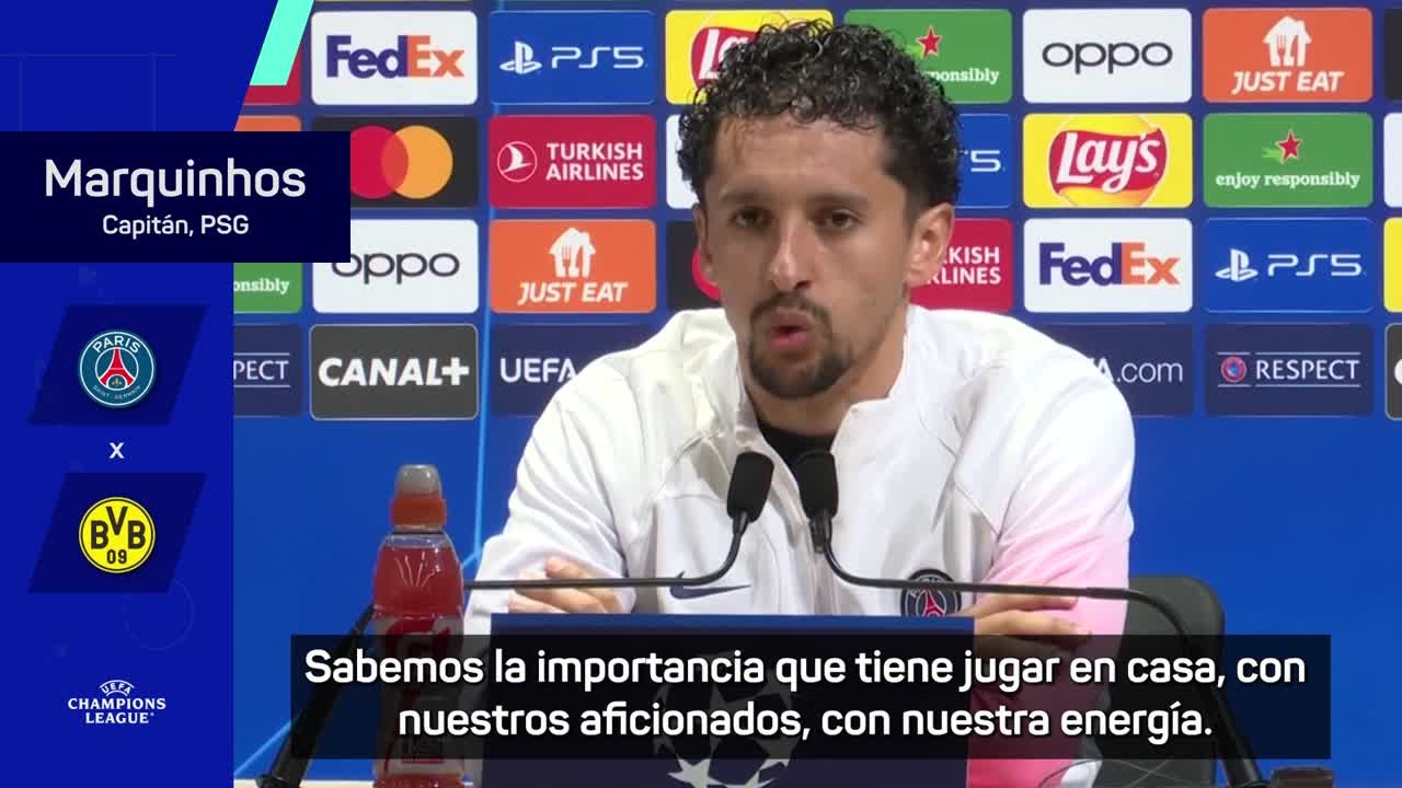 Marquinhos, antes del decisivo duelo ante el Dortmund: "La pasión por el fútbol en París es como la de Brasil"