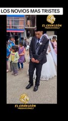 los novios más tristes