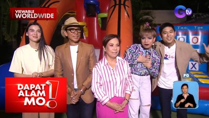 Inah Evans, Haley Dizon at Mig Almendras, sinubukan ang ilang inflatable games! | Dapat Alam Mo!