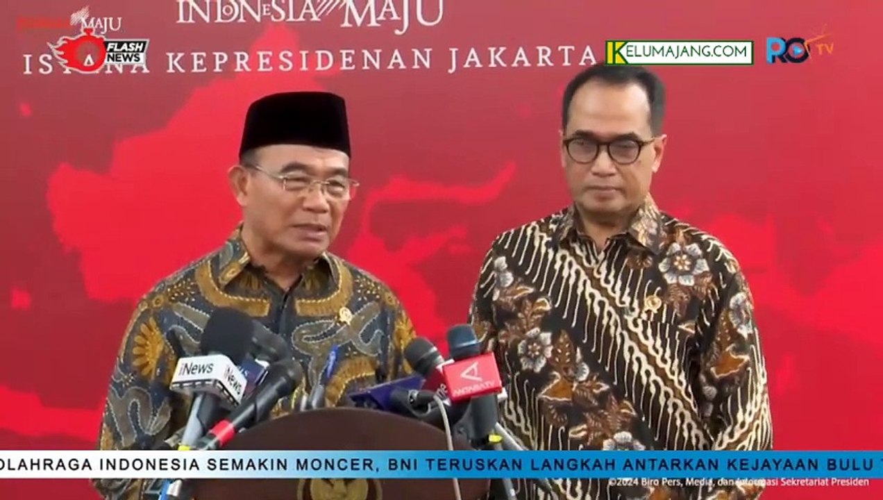 Keterangan PERS MENKO PMK Tentang Mudik di Tahun 2024
