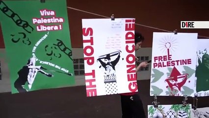 Bologna, all'Università la tendopoli pro Palestina degli studenti