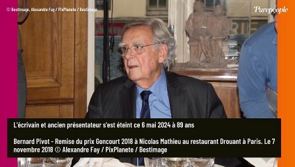 Bernard Pivot malade et handicapé : une ultime décision difficile s'était imposée à lui, prise à contre coeur