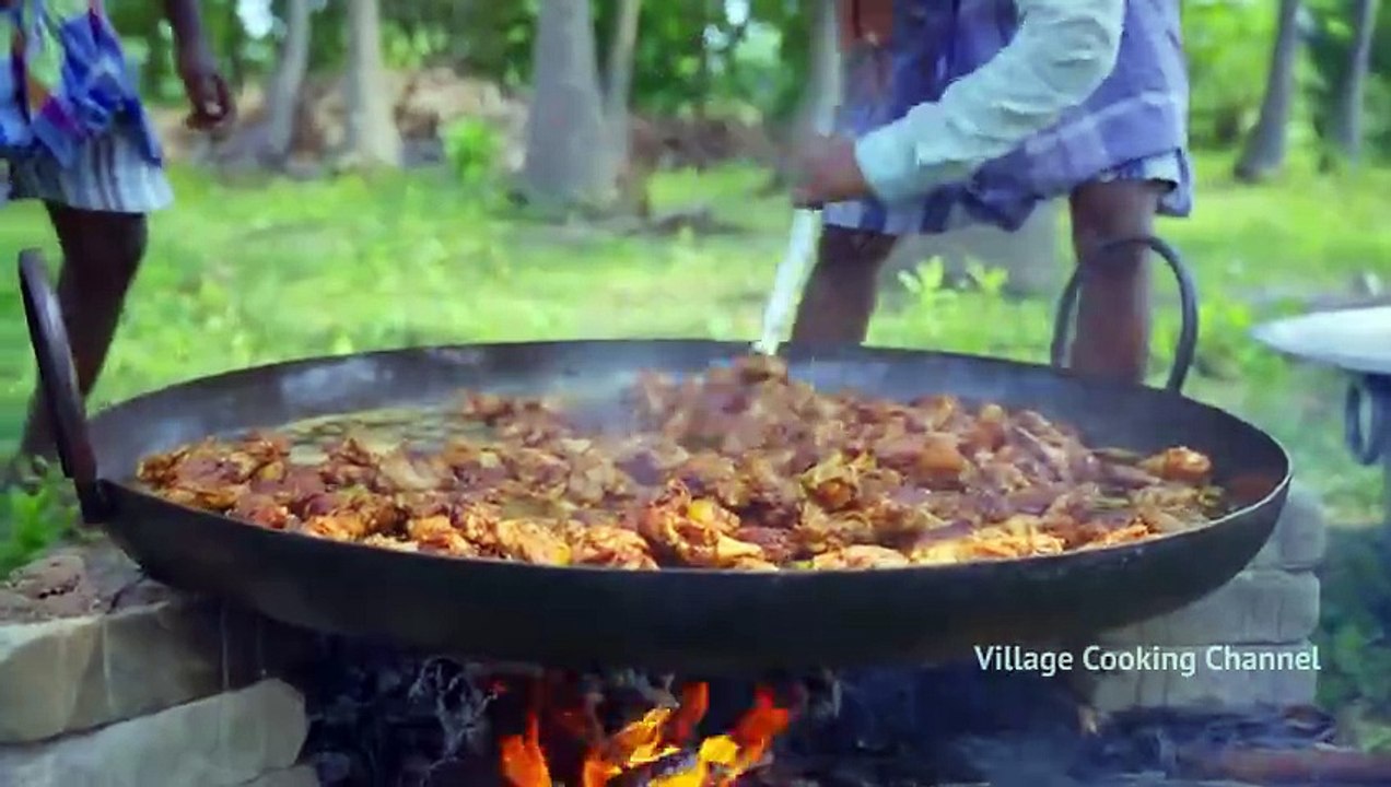SPICY CHICKEN WINGS   Hot & Sweet Chicken Recipe Cooking In Village   Spicy Honey Chicken Wings Fry