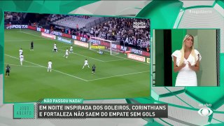 Denílson vê evolução no Corinthians, mesmo com empate em casa contra o Fortaleza