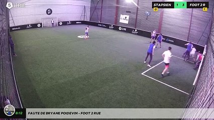 Faute de BRYANE POIDEVIN - FOOT 2 RUE