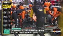 F1: Lando Norris vence pela primeira vez na Fórmula 1 no GP de Miami