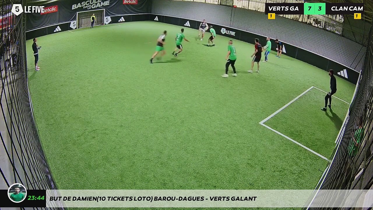 But de Damien(10 tickets LOTO) Barou-dagues - VERTS GALANT
