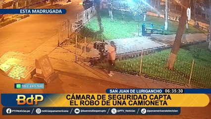 Delincuente finge hablar por teléfono para perpetrar el robo de una camioneta en SJL