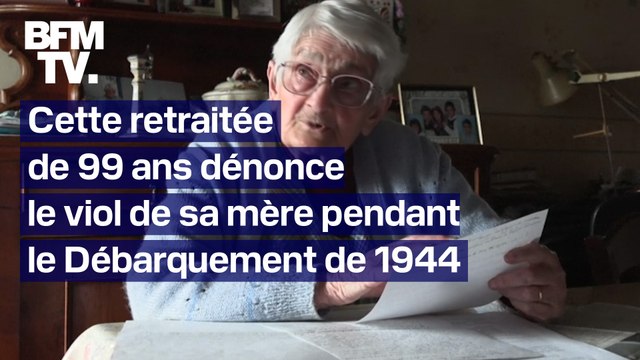 Âgée de 99 ans, Aimée Dupré dénonce le viol de sa mère commis par des soldats américains en 1944