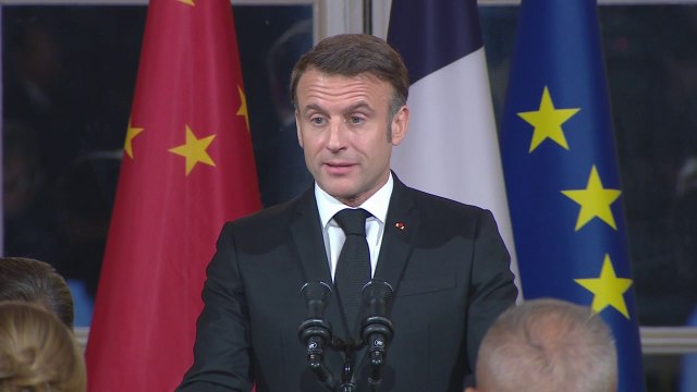 Notre amitié immémoriale n'a de sens que si elle prête main forte à l'humanité toute entière : Le toast d'Emmanuel Macron pour ouvrir le dîner d'État avec Xi Jinping à l'Élysée