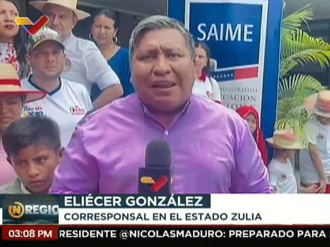 Más de 200 niños fueron atendidos por la unidad móvil del Saime en la pqa. Alta Guajira del edo. Zulia