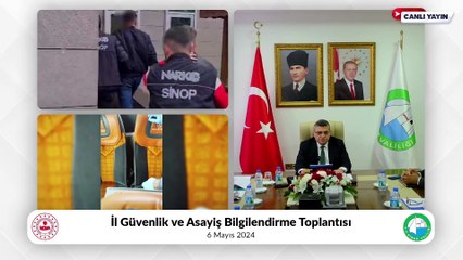 Vali Özarslan Sinop’un asayiş verilerini açıkladı