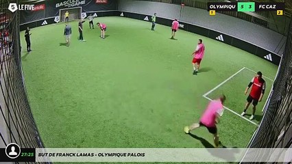 But de Franck Lamas - OLYMPIQUE PALOIS