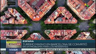 Turismo masivo colapsa la ciudad de Barcelona