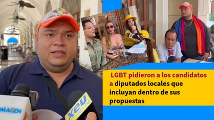 Video herunterladen: Integrantes de la comunidad LGBT pidieron a los candidatos a diputados locales que incluyan dentro de sus propuestas