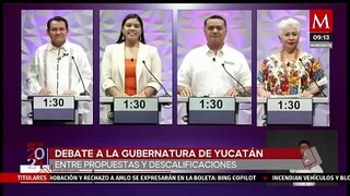 Se llevó a cabo el primer debate por la gubernatura de Yucatán