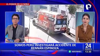 Rennán Espinoza: Somos Perú investigará accidente del alcalde de Puente Piedra