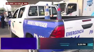 Asaltantes tirotean a chofer de camión en La Lima