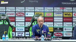 Fenerbahçe'de İsmail Kartal: Sorumluluk bana ait