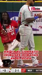 ¡Así va el liderato de bases robadas en la MLB este 2024!