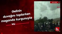 Şanlıurfa'da bir kadın gelinin duvağını toplarken maganda kurşunuyla vuruldu