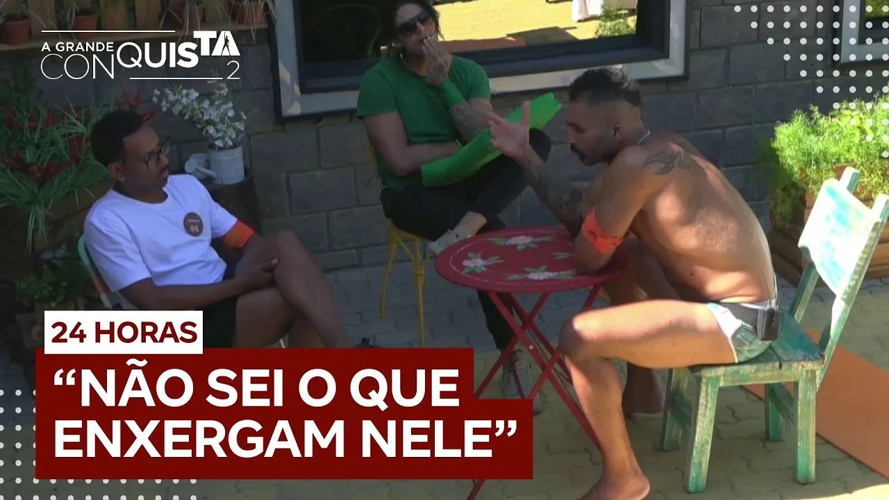 Brenno critica Lucas de Albú como Dono de Casa: ‘Tem medo de se posicionar’ | A Grande Conquista