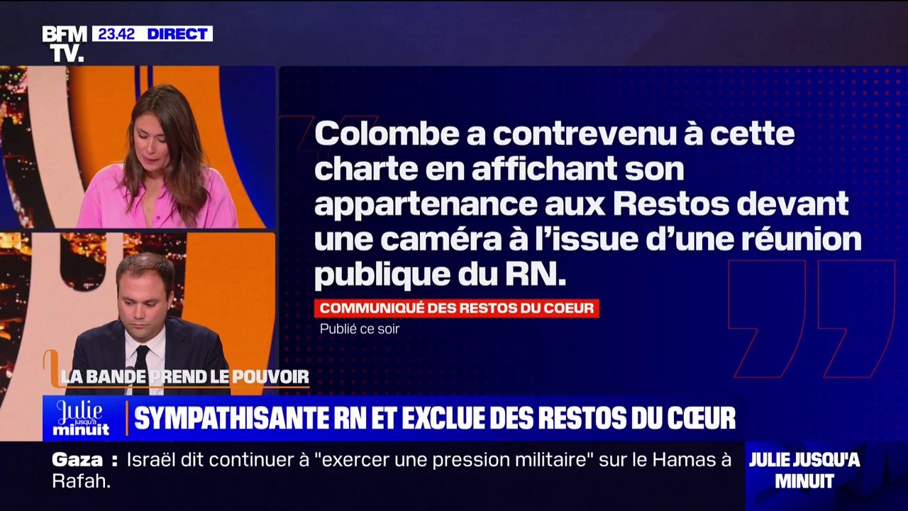 LA BANDE PREND LE POUVOIR - Sympathisante RN et exclue des Restos du Cœur