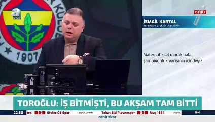 Erman Toroğlu'dan İsmail Kartal'a şampiyonluk cevabı