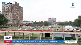 Estudiantes de la UNAM exigen un alto a la guerra en Gaza