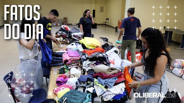 Voluntários e doadores de Belém se mobilizam pelas vítimas de enchente no Rio Grande do Sul