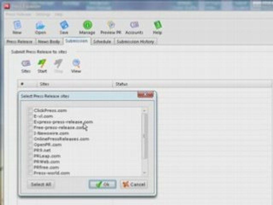 Distributing Press Releases with Press Equalizer