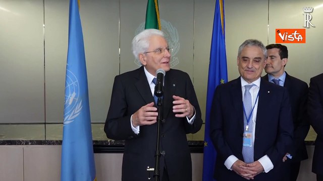 Mattarella: L'Italia ? fermamente al sostengo del multilateralismo