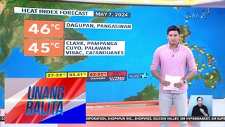 Matinding init at alinsangan sa maraming bahagi ng ating bansa, magpapatuloy - Weather update today as of 7:22 a.m. (May 7, 2024) | UB